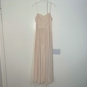 Fame & Partners Nude Bridesmaid Dress